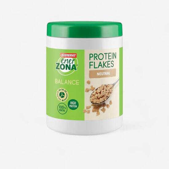 PROTEINE IN FIOCCHI VEGETALI DI SOIA ENERVIT ENERZONA GUSTO NEUTRO VEGAN 224G