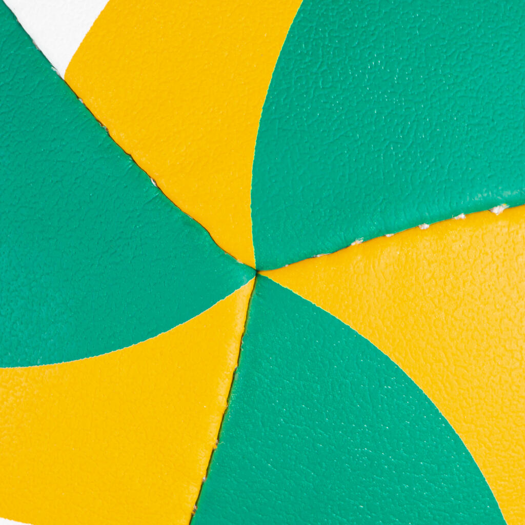 Ballon de beach volley BV900 vert et jaune