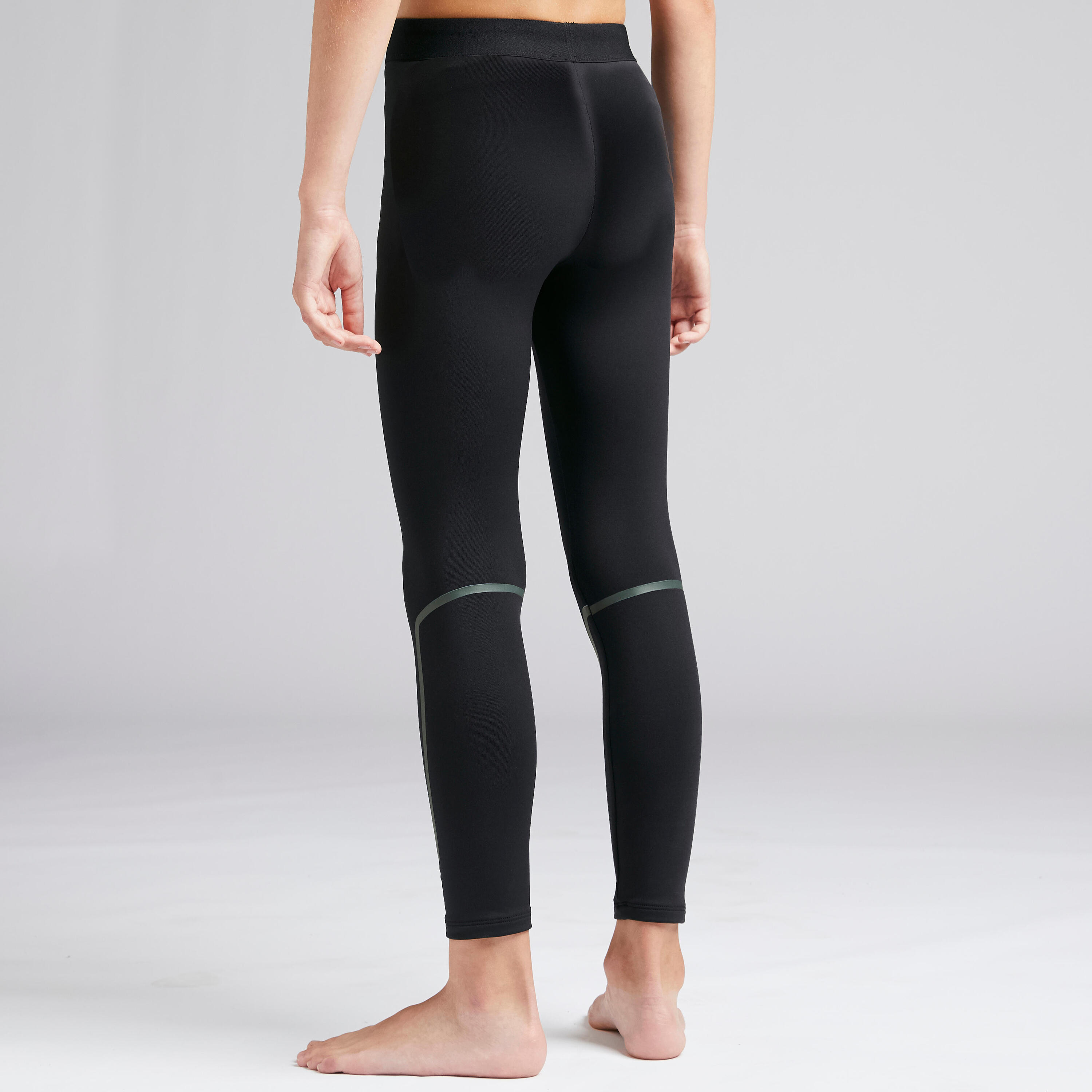 Malla térmica de fútbol Niños Kipsta Keepcomfort negro 3/8