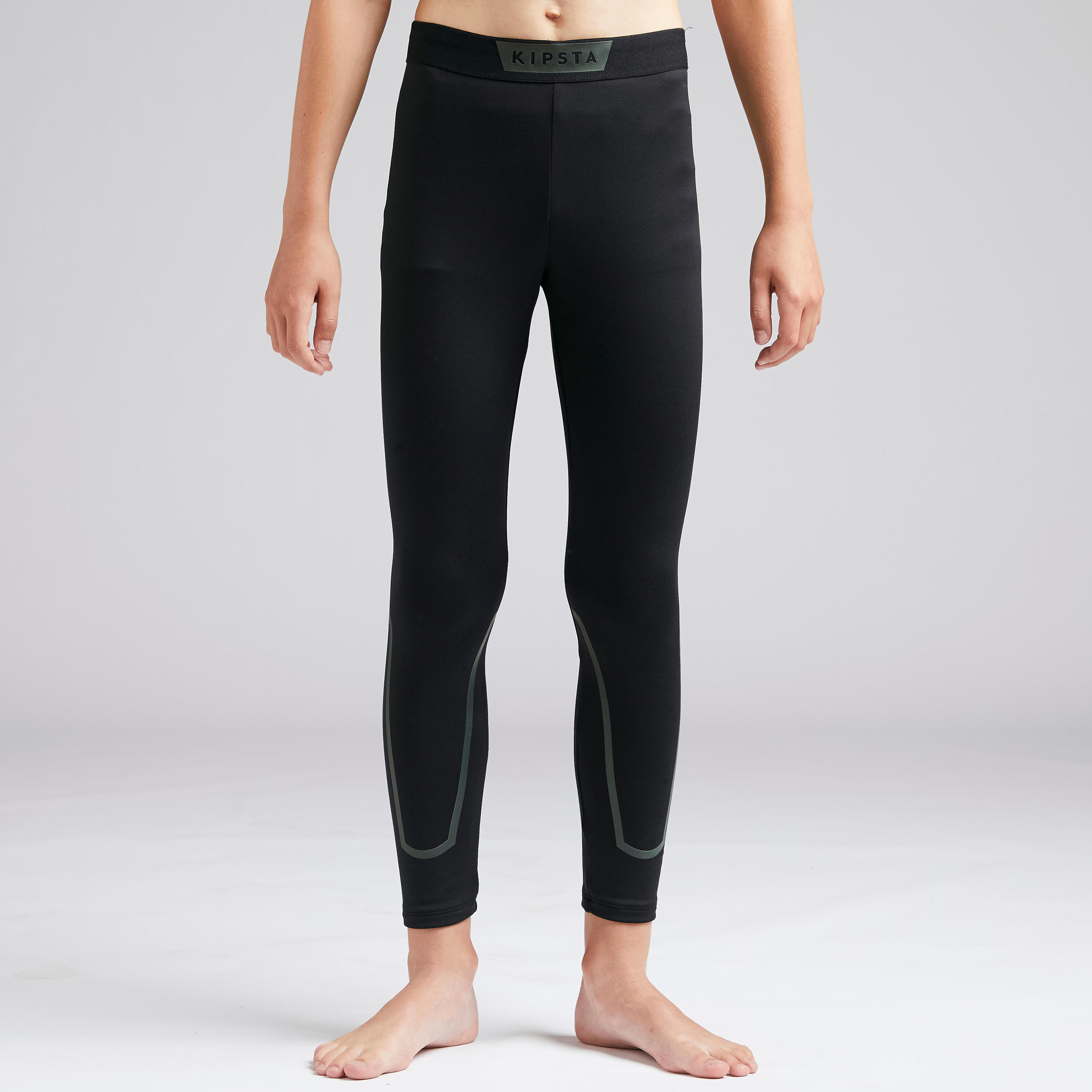 Kids' Football Tights Keepcomfort - Black 3/19