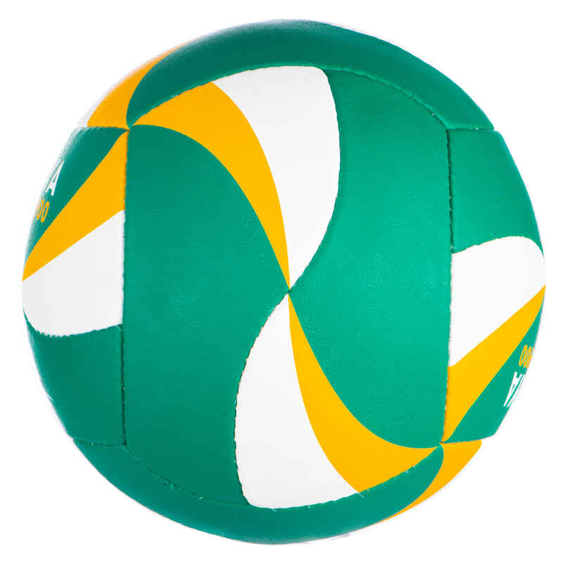 Balón de vóley playa verde y amarillo BV900 FIVB