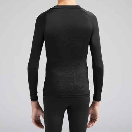 Long-sleeved thermal knit bodysuit - WARM ME UP - ANTHRACITE - ETAM