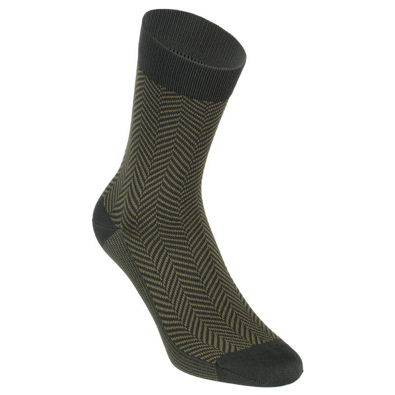 calcetines de ciclismo van rysel ROADR 520 amarillo