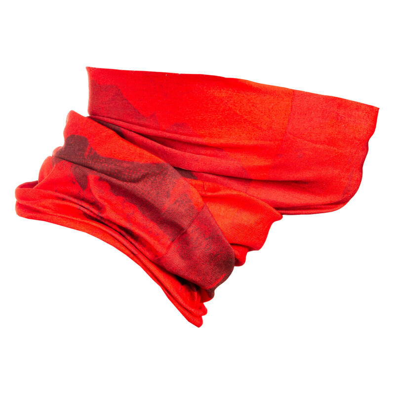 Fiets sjaal RR 100 rood/bordeauxrood