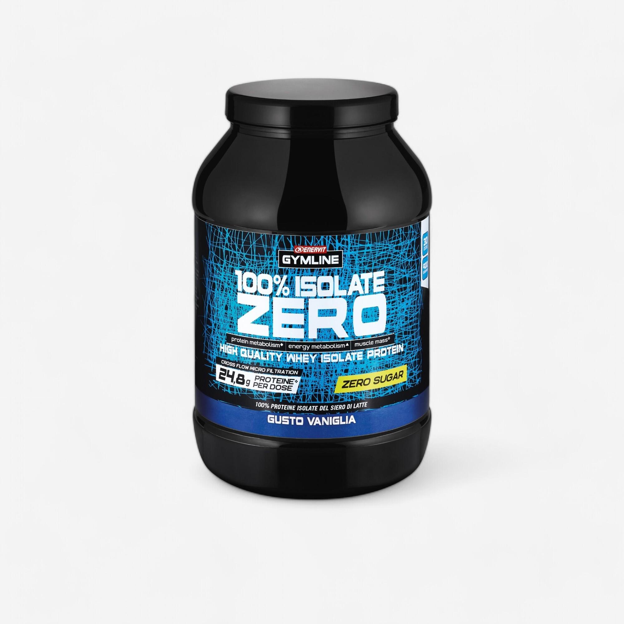 ENERVIT PROTEINE WHEY 100% ISOLATE ZERO ZUCCHERI ENERVIT GYMLINE MUSCLE  VANIGLIA 900G