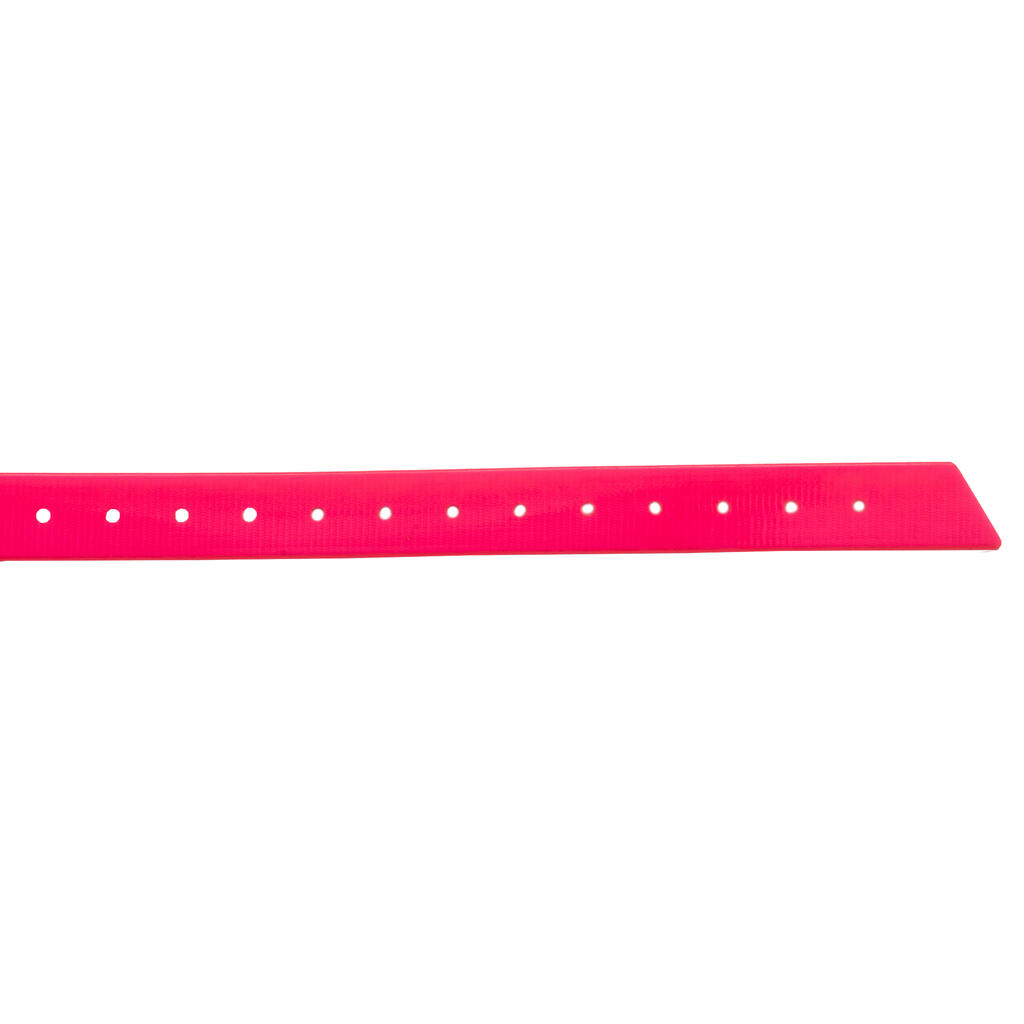 Collier chien Rose fluo 500