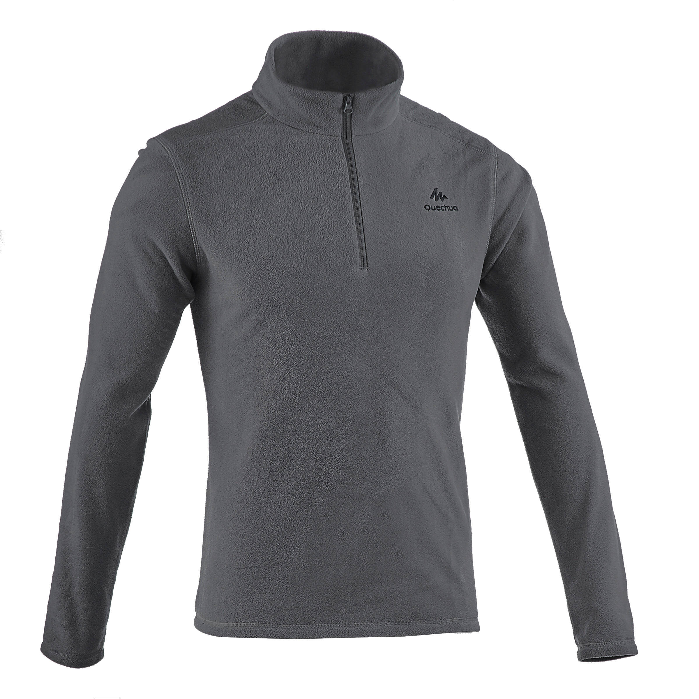 Men’s Mountain Walking Fleece MH100 - Mottled Grey -  1