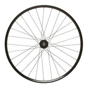 Rueda Bicicleta Carretera 650" Delantera Freno Disco Doble Pared Tubeless Negro