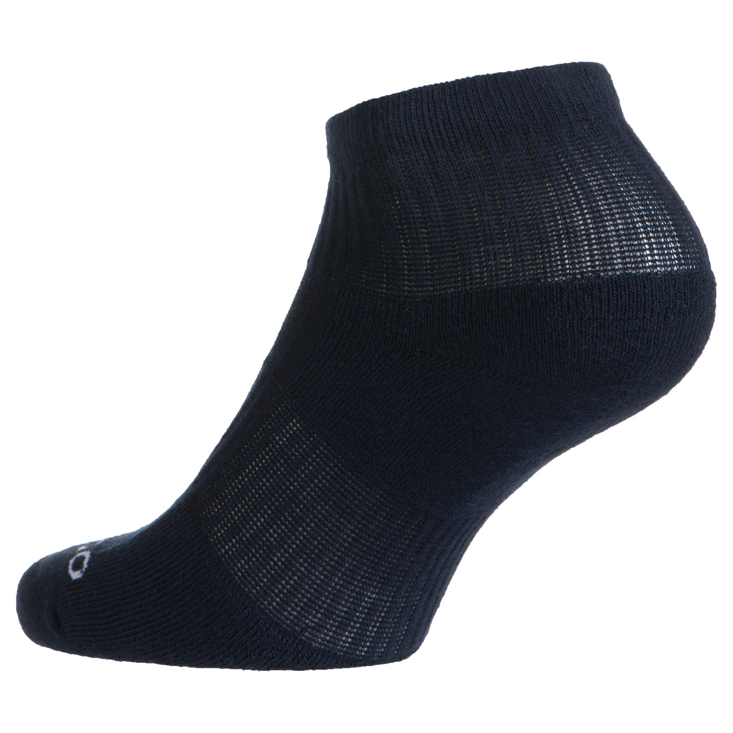 Mid-High Tennis Socks Tri-Pack RS 500 - Navy