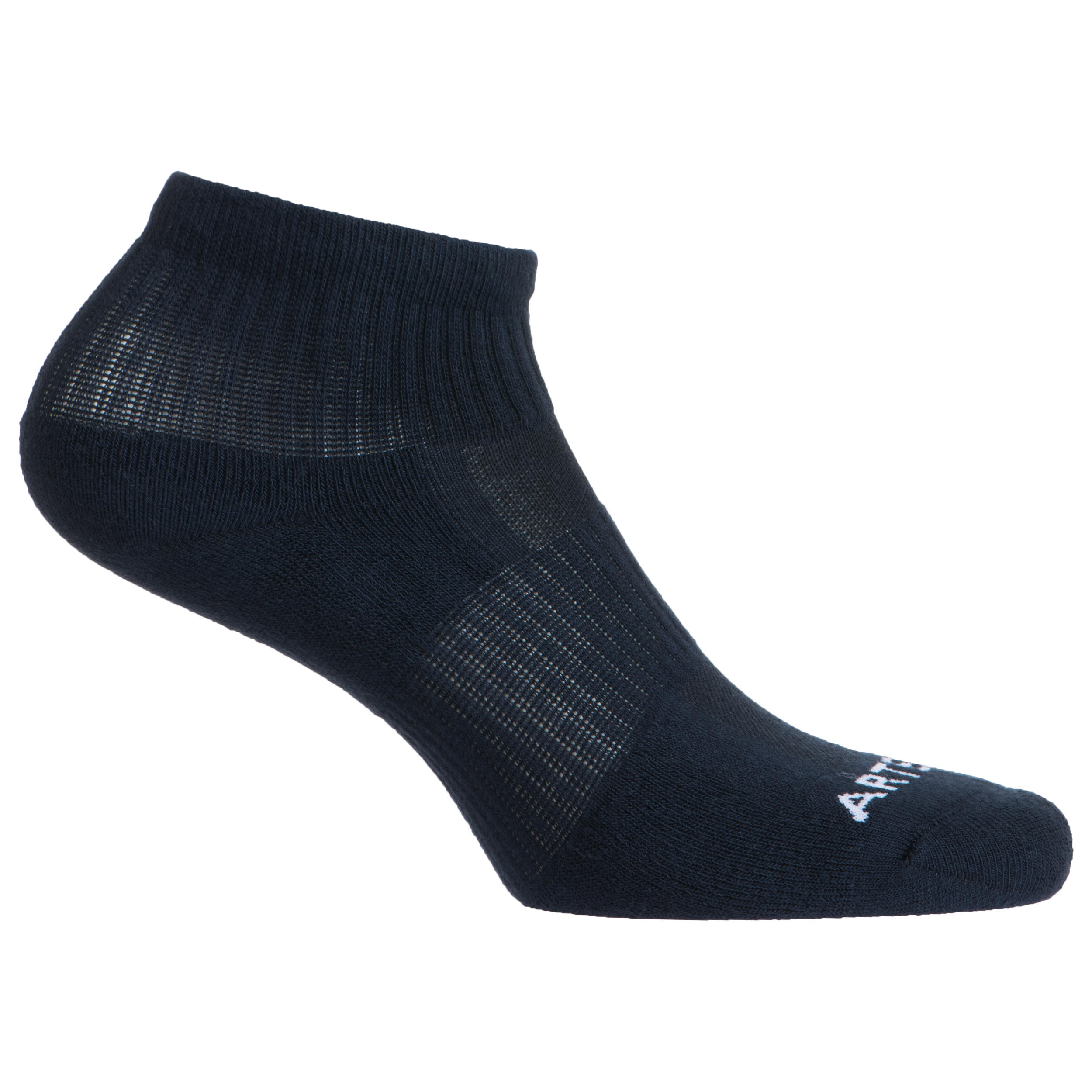 Mid-High Tennis Socks Tri-Pack RS 500 - Navy