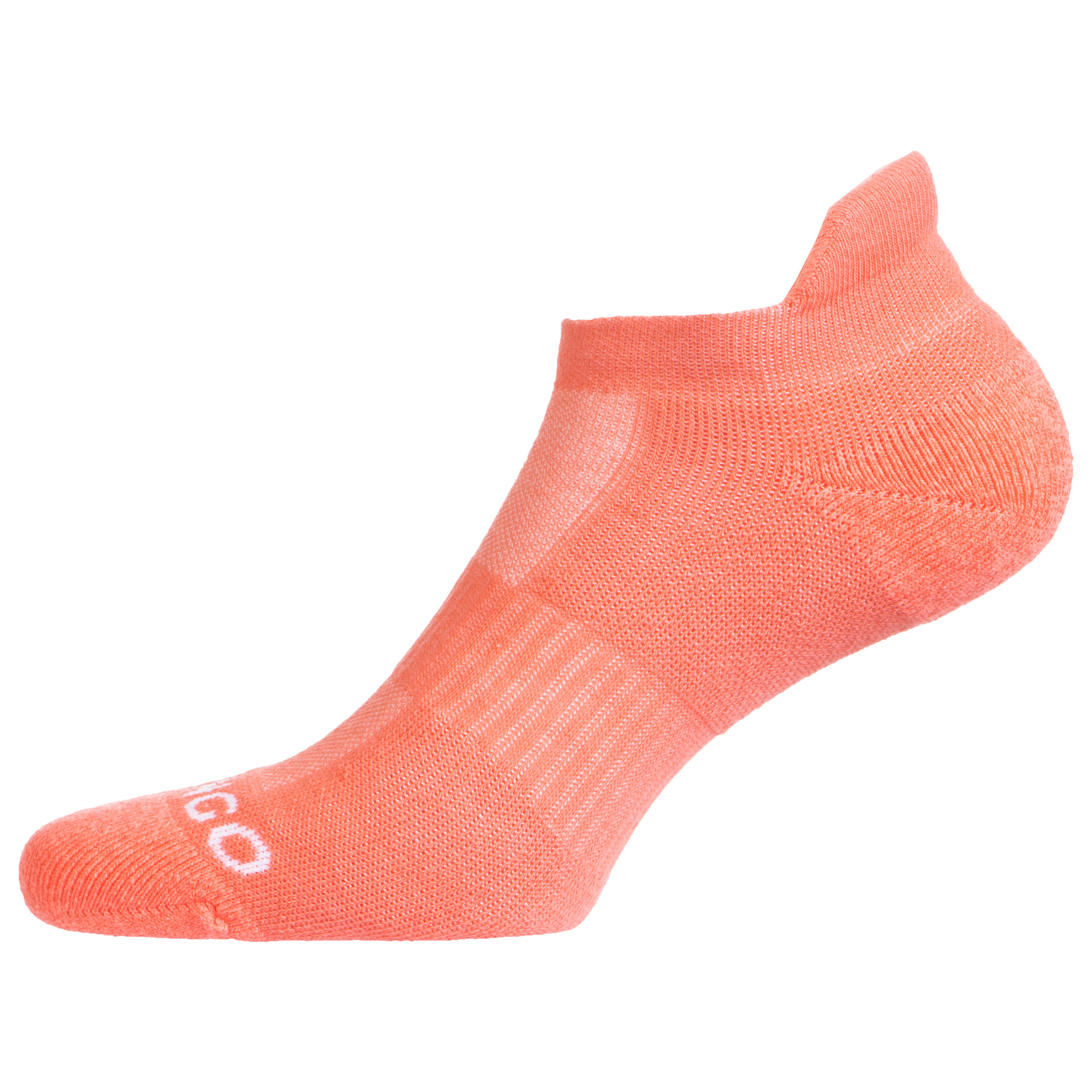 Low Tennis Socks RS 500 Tri-Pack - White/Green 19/40