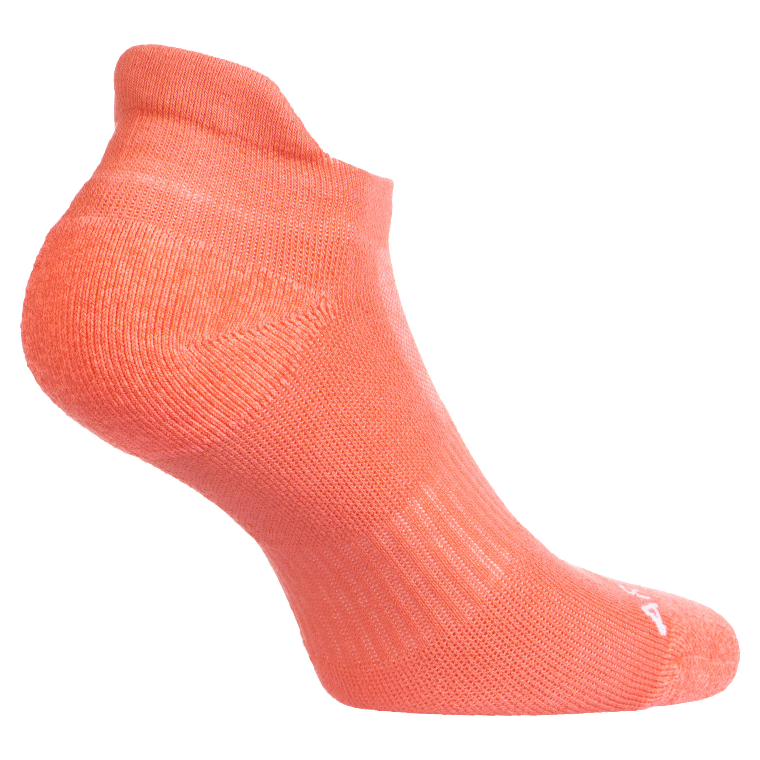 Low Tennis Socks RS 500 Tri-Pack - White/Green 16/40