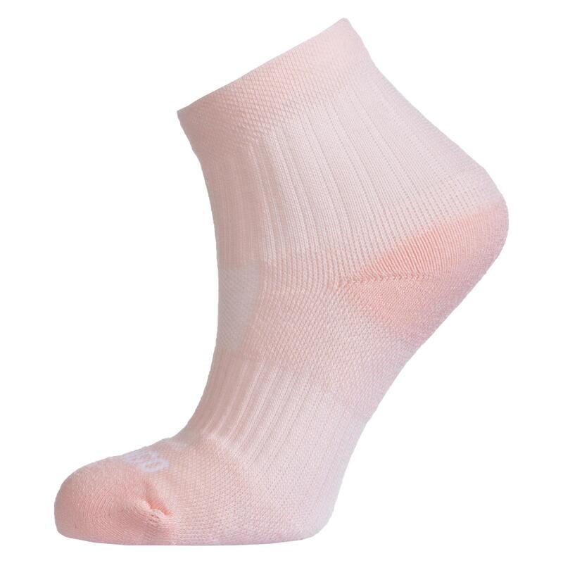 Kids' Tennis Socks RS 500 Mid Tri-Pack - Pink/White/Blue