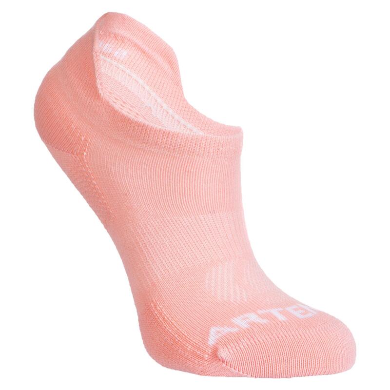 CHAUSSETTES TENNIS ENFANT BASSES ARTENGO RS 160 ROSE BLANC MARINE LOT DE 3