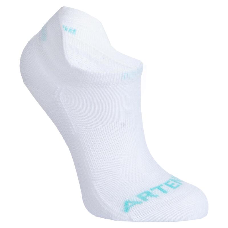 CHAUSSETTES TENNIS ENFANT BASSES ARTENGO RS 160 ROSE BLANC MARINE LOT DE 3