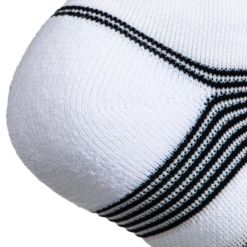 CHAUSSETTES DE TENNIS BASSE RS 560 BLANC NOIR LOT DE 3