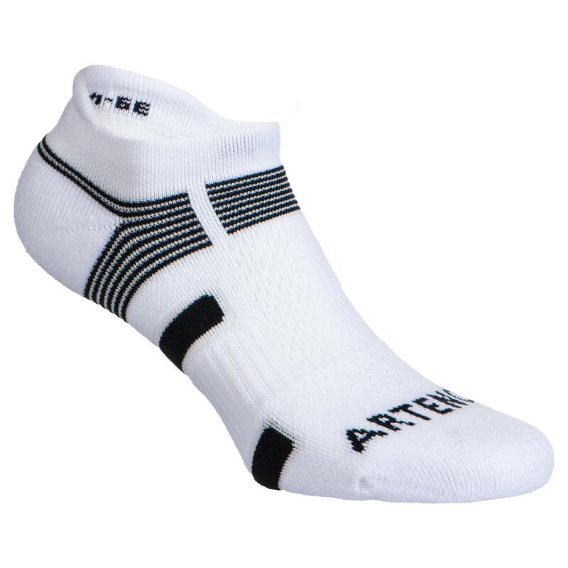 CHAUSSETTES DE TENNIS BASSE RS 560 BLANC NOIR LOT DE 3