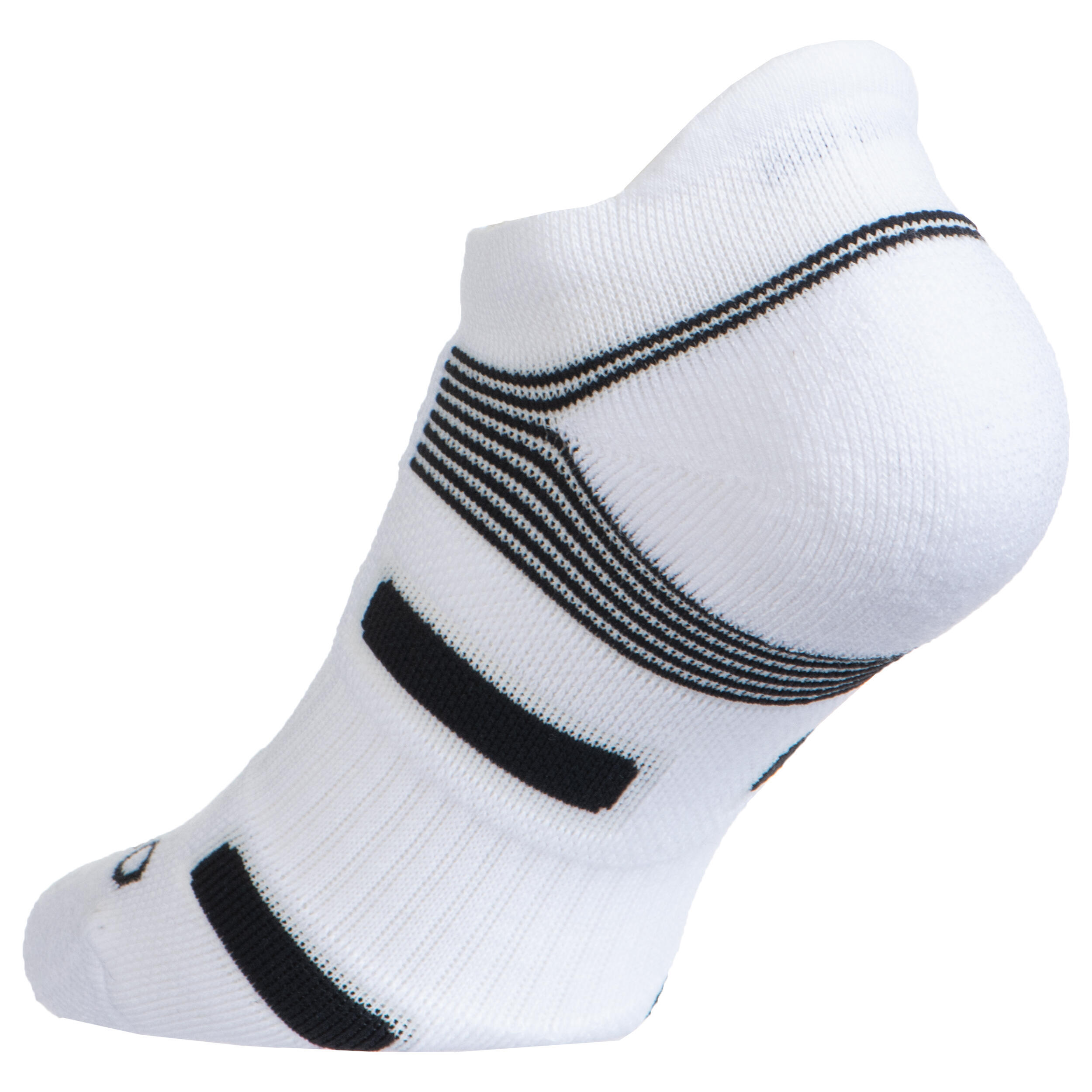Low Tennis Socks RS 560 Tri-Pack - White/Black 3/8