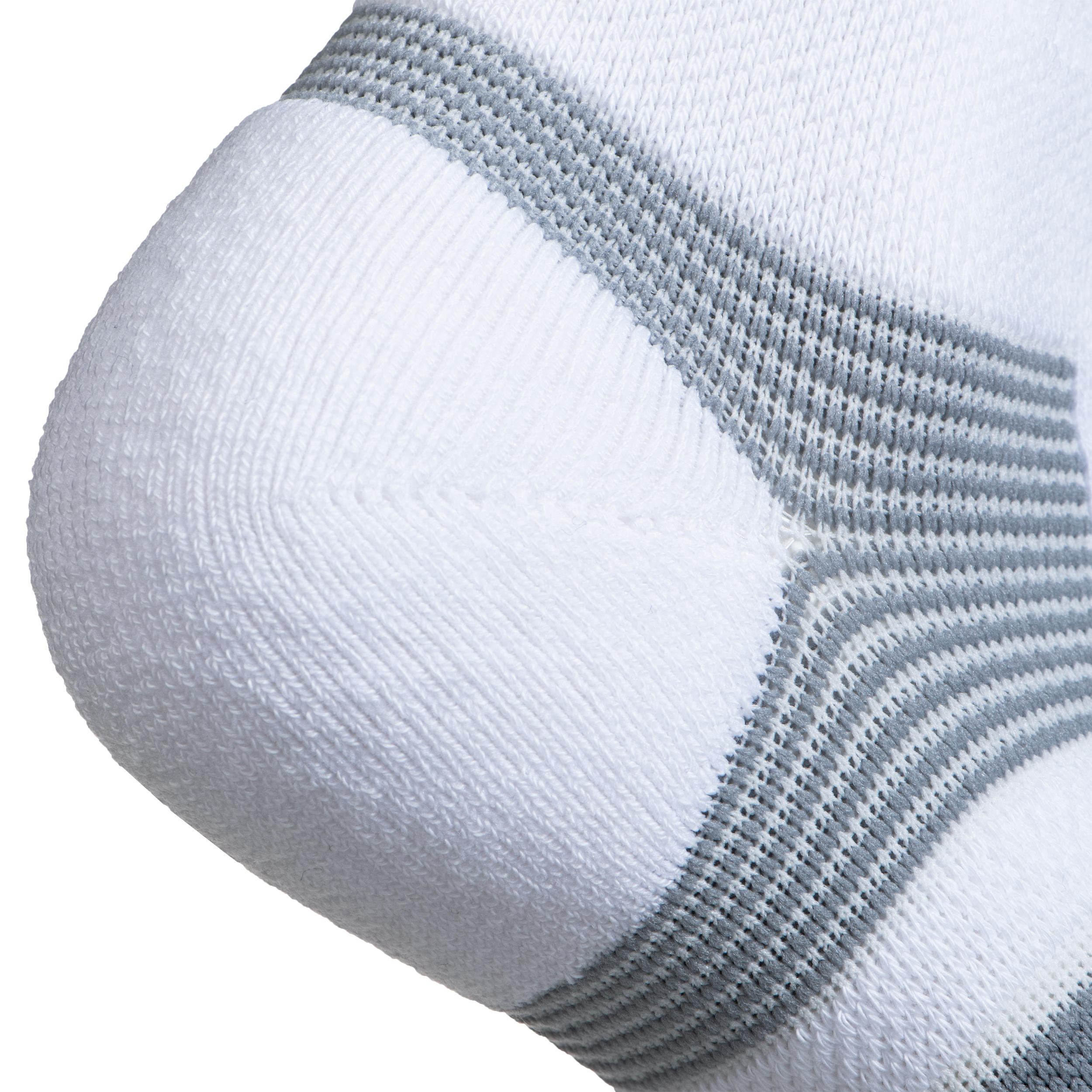 Calcetines altos de tenis Pack de 3 Artengo RS 560 blanco gris 5/8