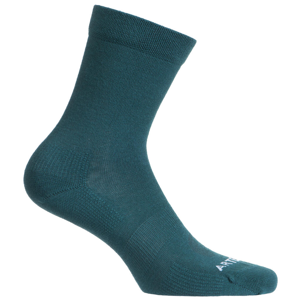 Tennissocken High 3er-Pack - RS 160 marineblau/braun/grün mit Logo