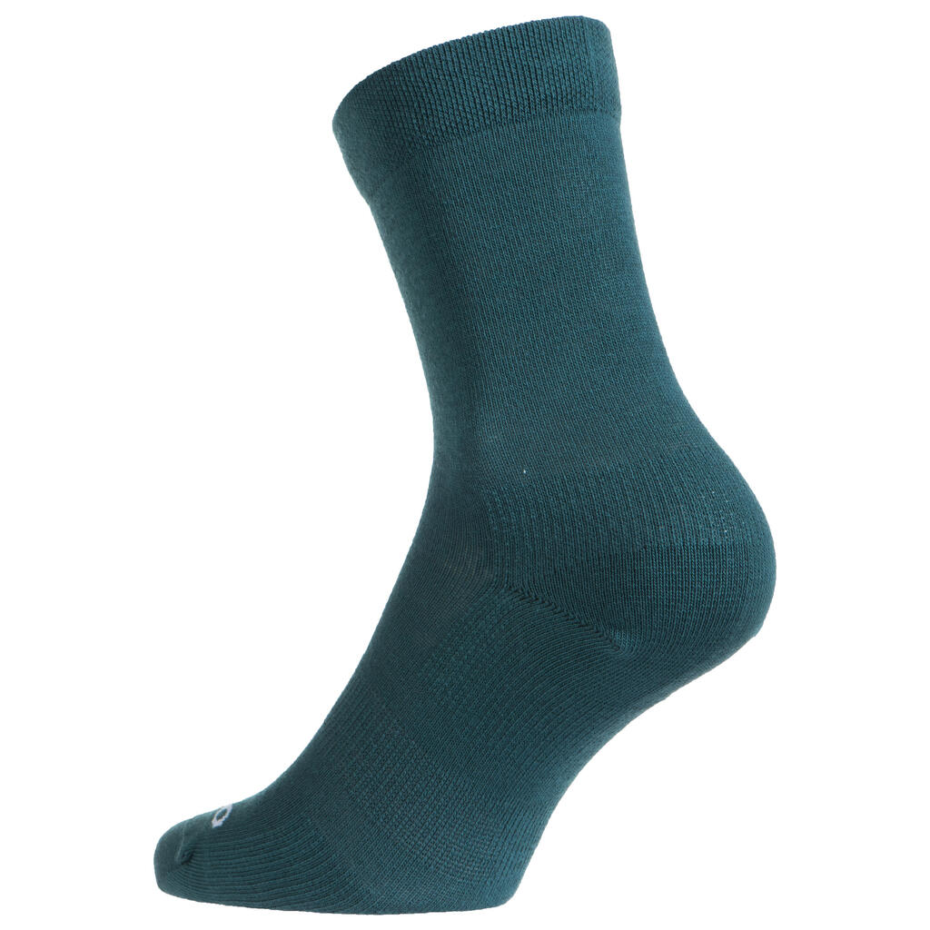 Tennissocken High 3er-Pack - RS 160 marineblau/braun/grün mit Logo