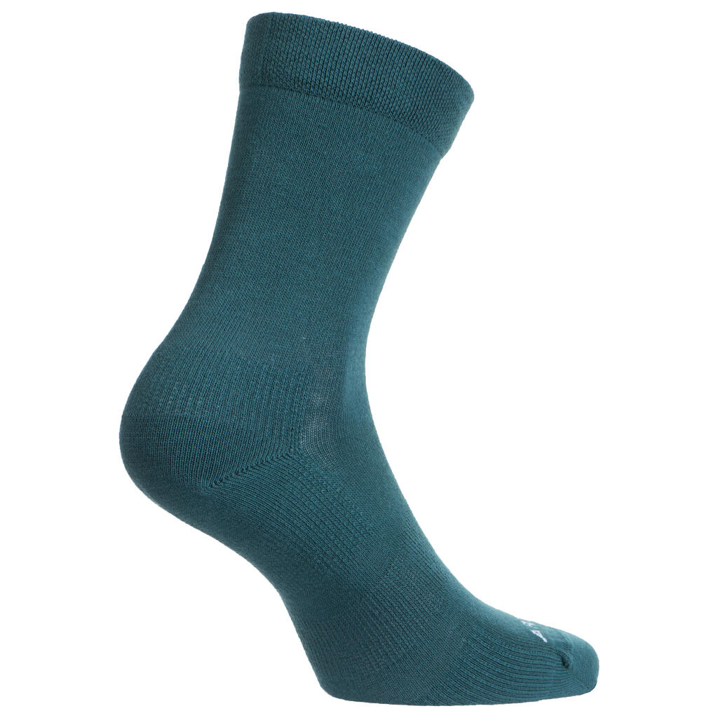 Tennissocken High 3er-Pack - RS 160 marineblau/braun/grün mit Logo