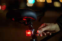 Rakinamas galinis USB LED dviračio žibintas RL 520