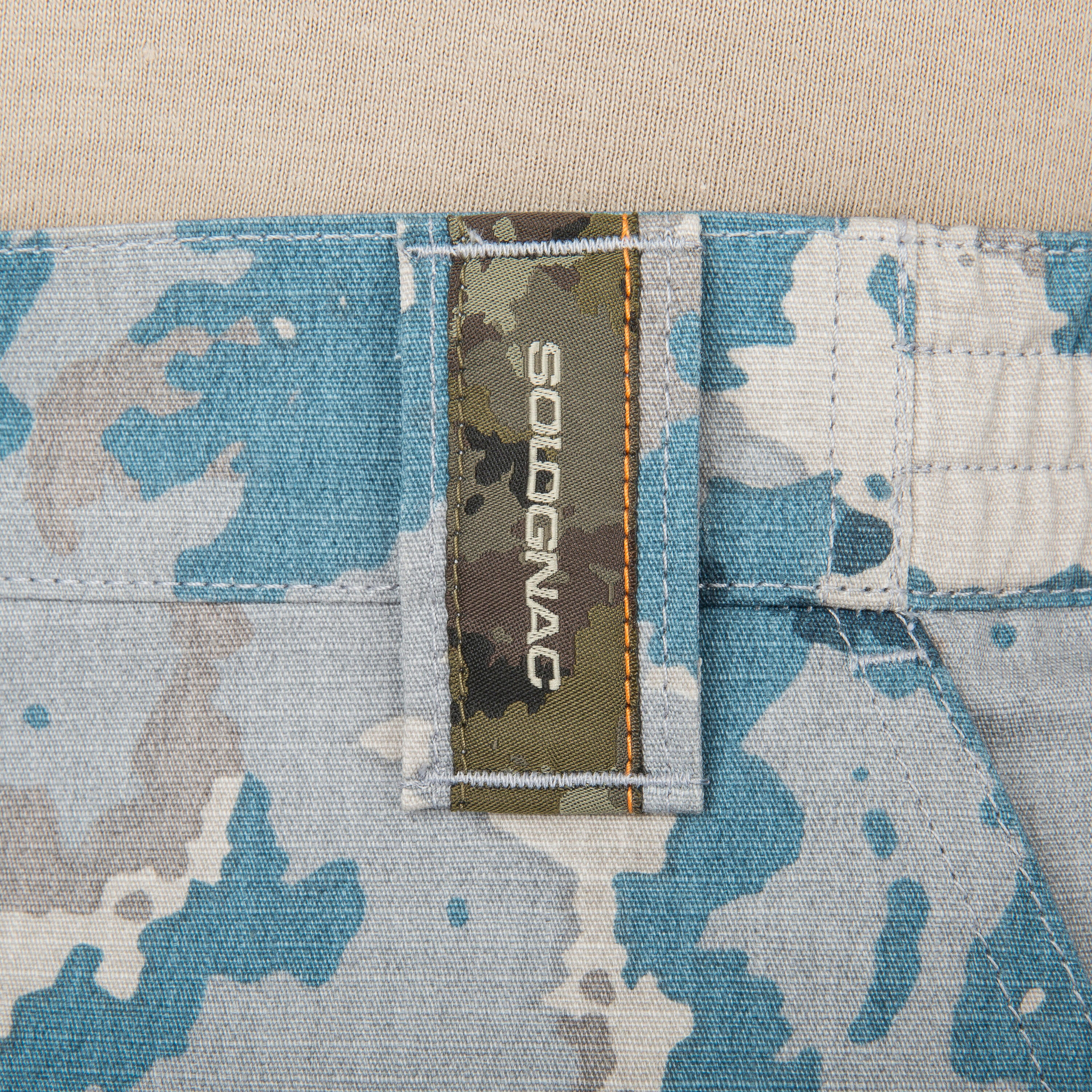 Bermudas de Caça 500 Camuflado Island Azul 6/15