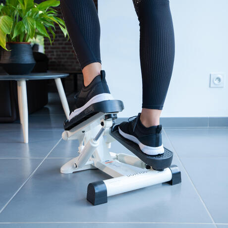 ms100 stepper ivoire negro marfim domyos decathlon ivoorwit zwart elfenbeinfarben