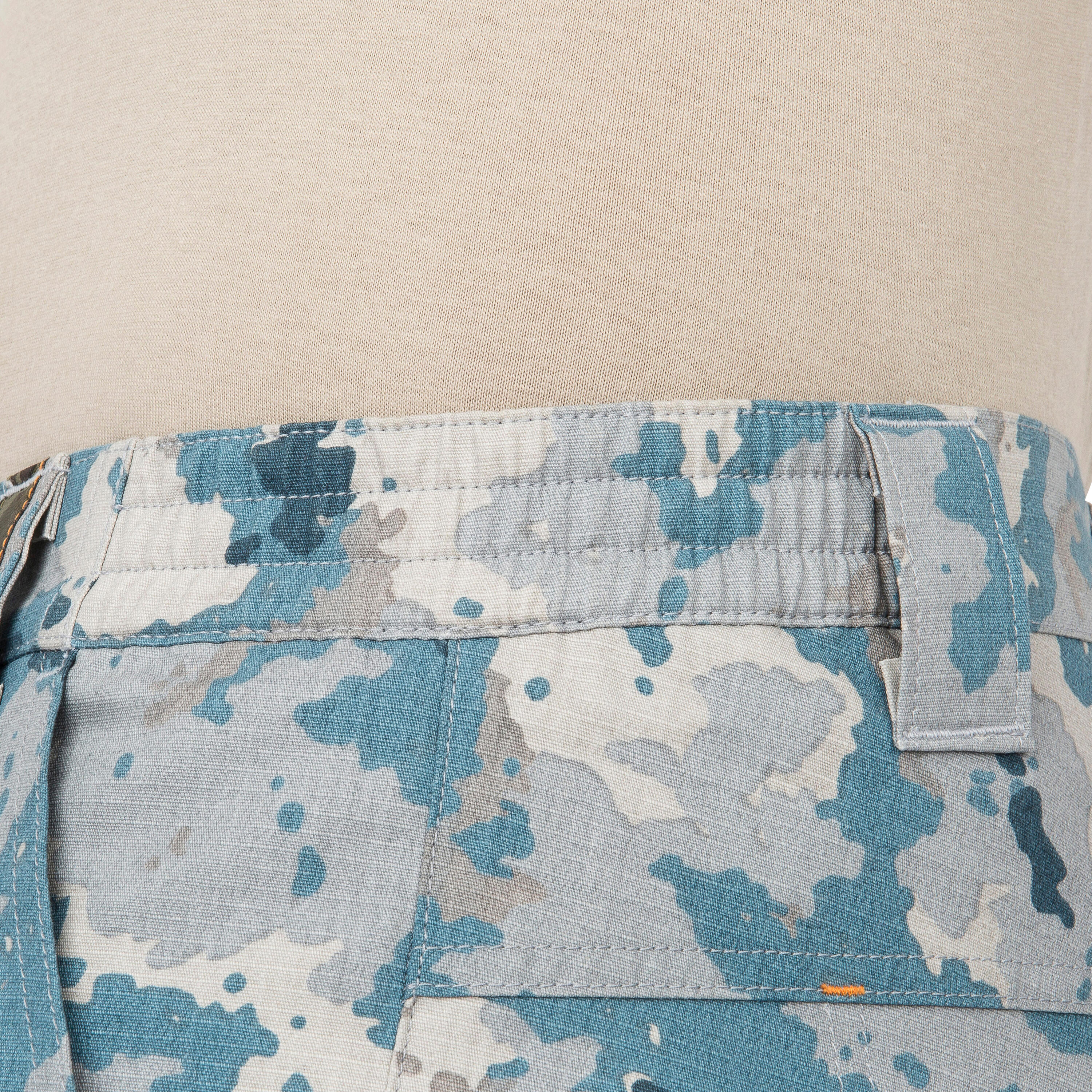Bermudas de Caça 500 Camuflado Island Azul 11/15