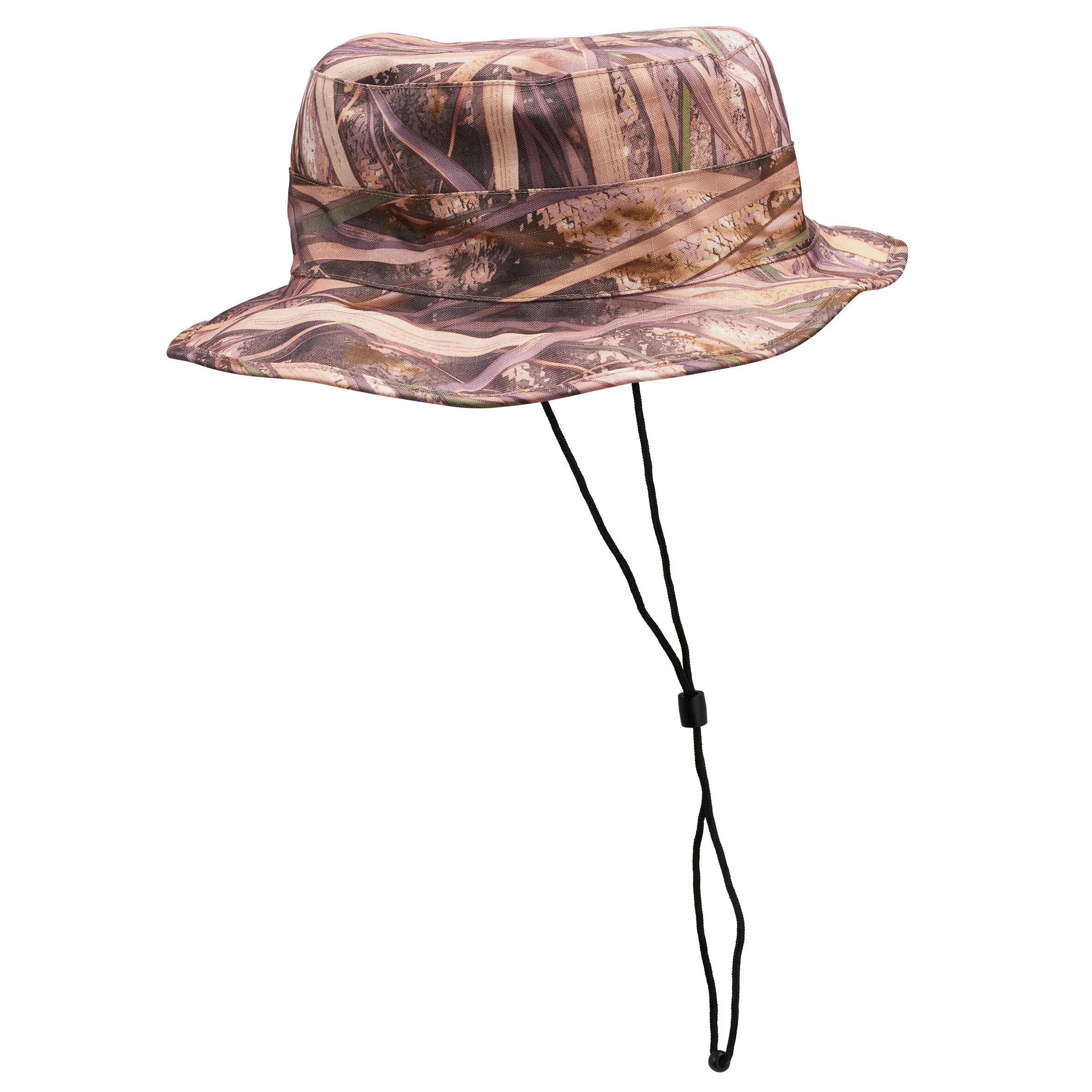 Waterproof hunting hat 100 wetlands camouflage 5/14