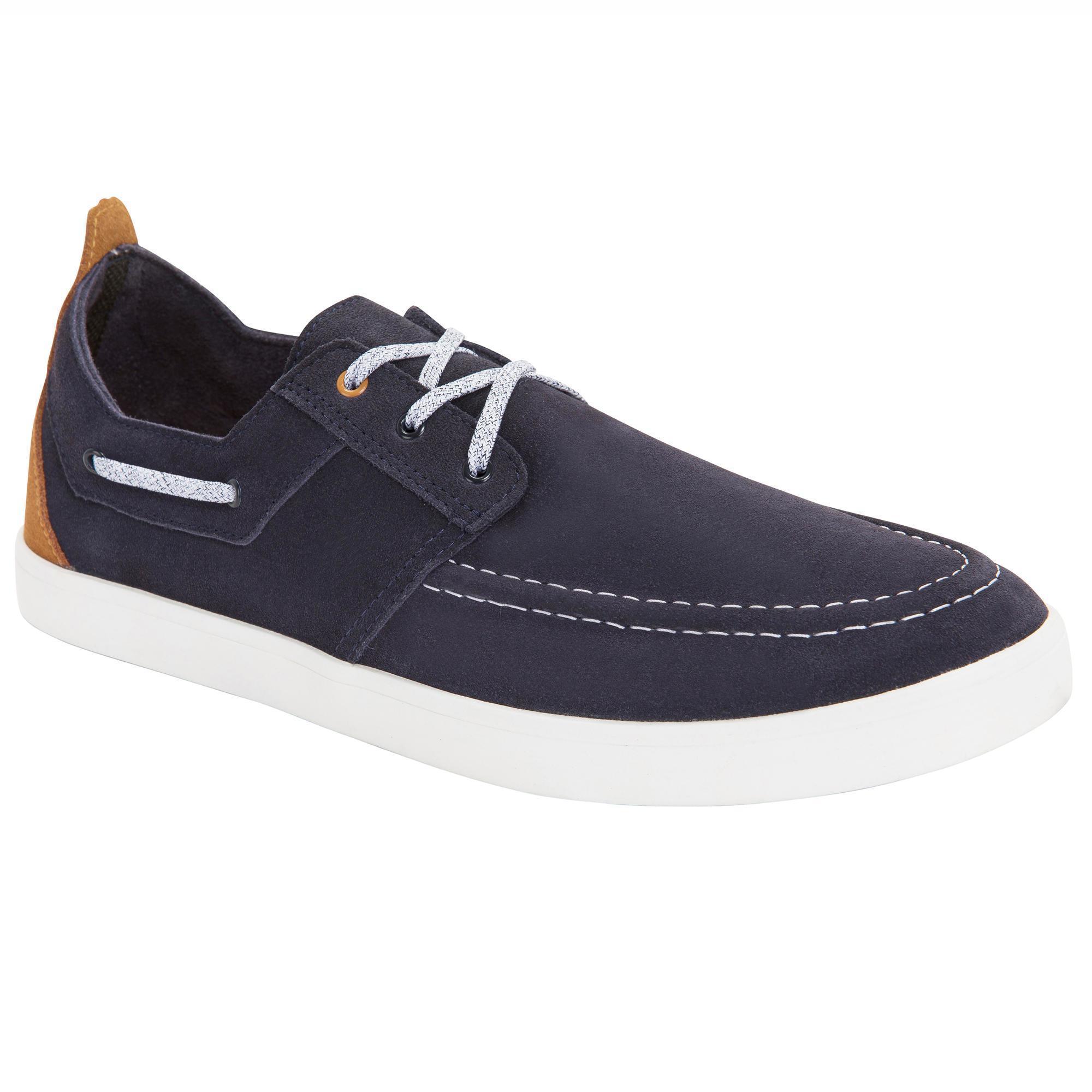 non leather boat shoes