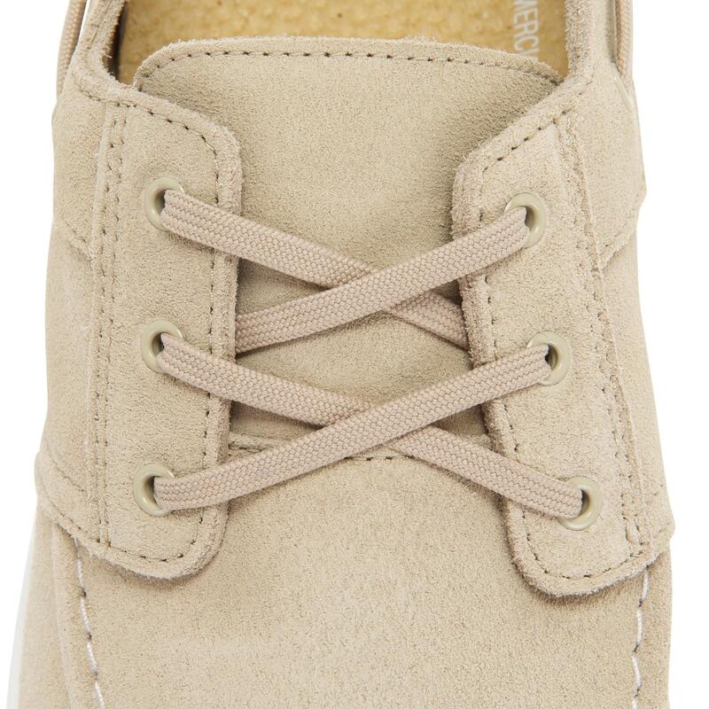 Chaussures bateau adhérente Homme SAILING 300 Beige