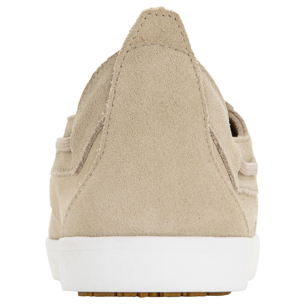 Schuhe Segeln Herren 300 rutschfest beige