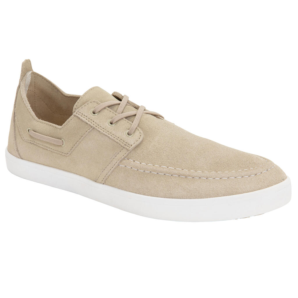 Men's Sailing Non-Slip Boat Shoes 300 - Beige