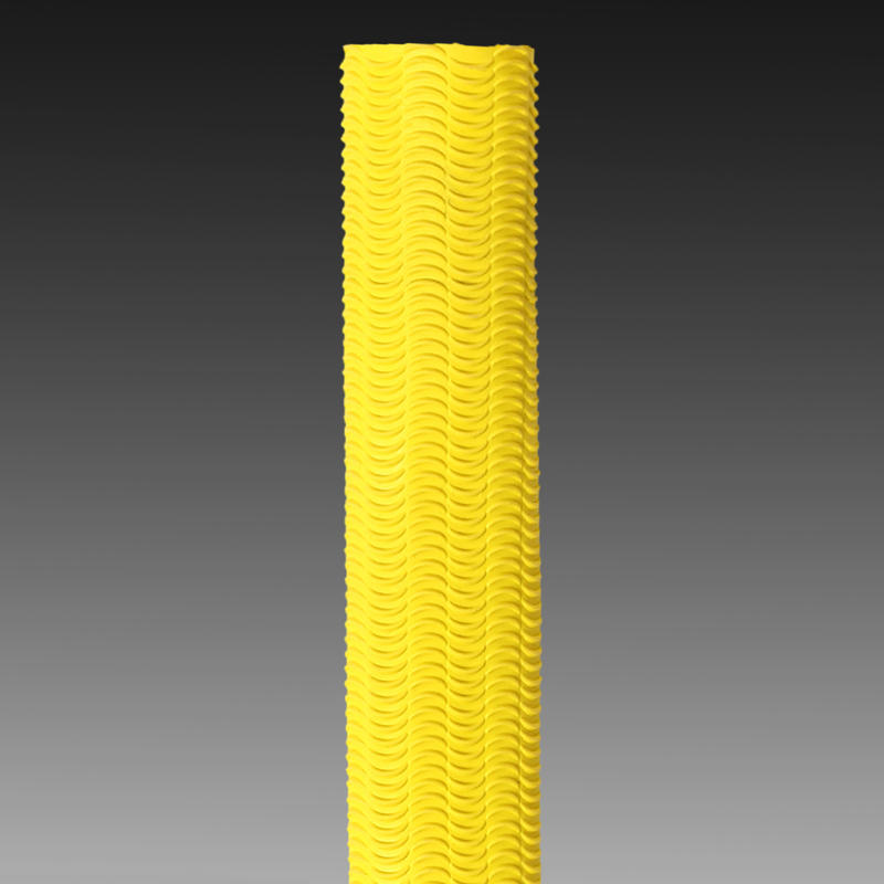 Cricket bat grip, yellow, for leather and tennis ball bats