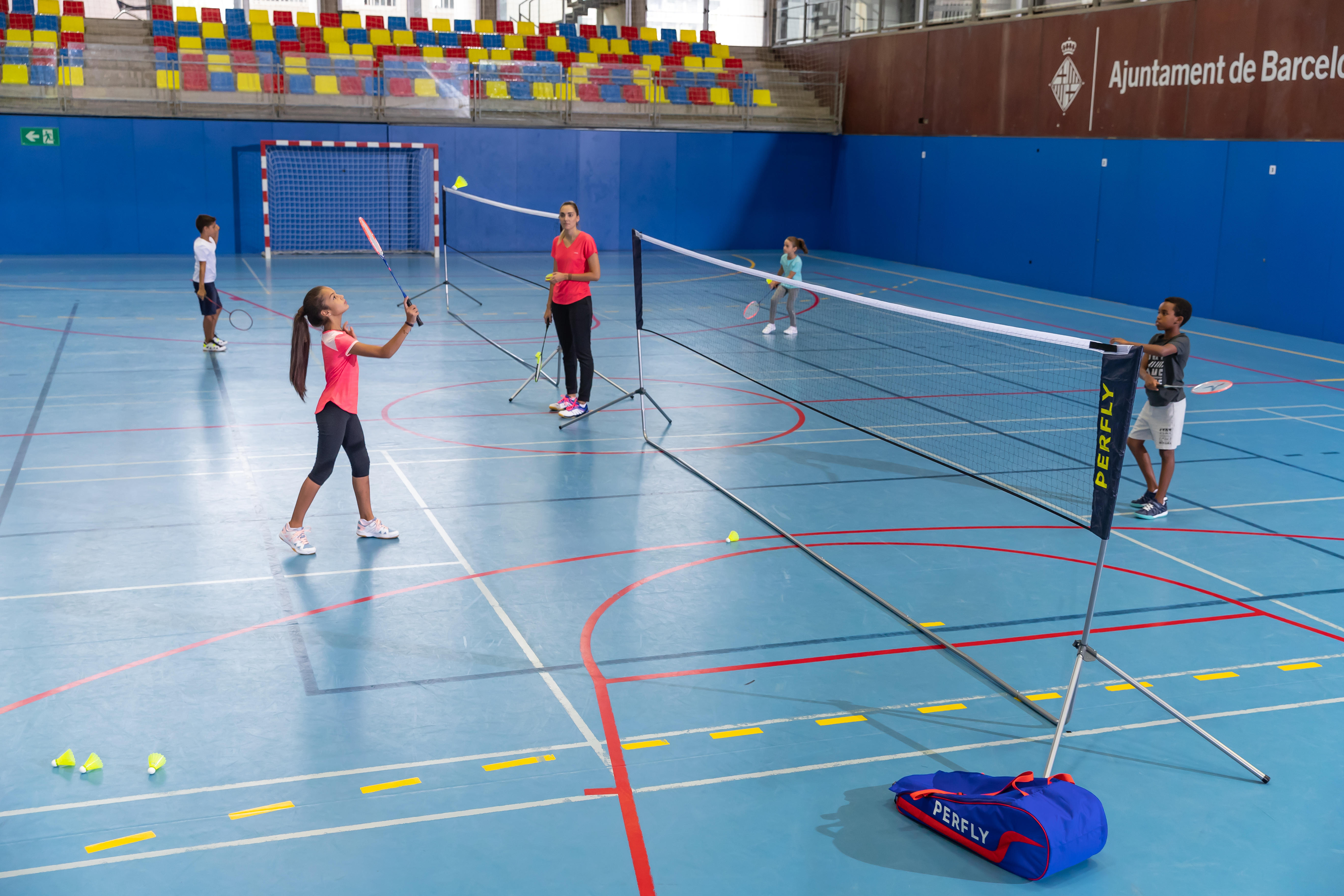 Filet De Badminton Avec Poteaux Dimension Officielle 6,10 m - PERFLY