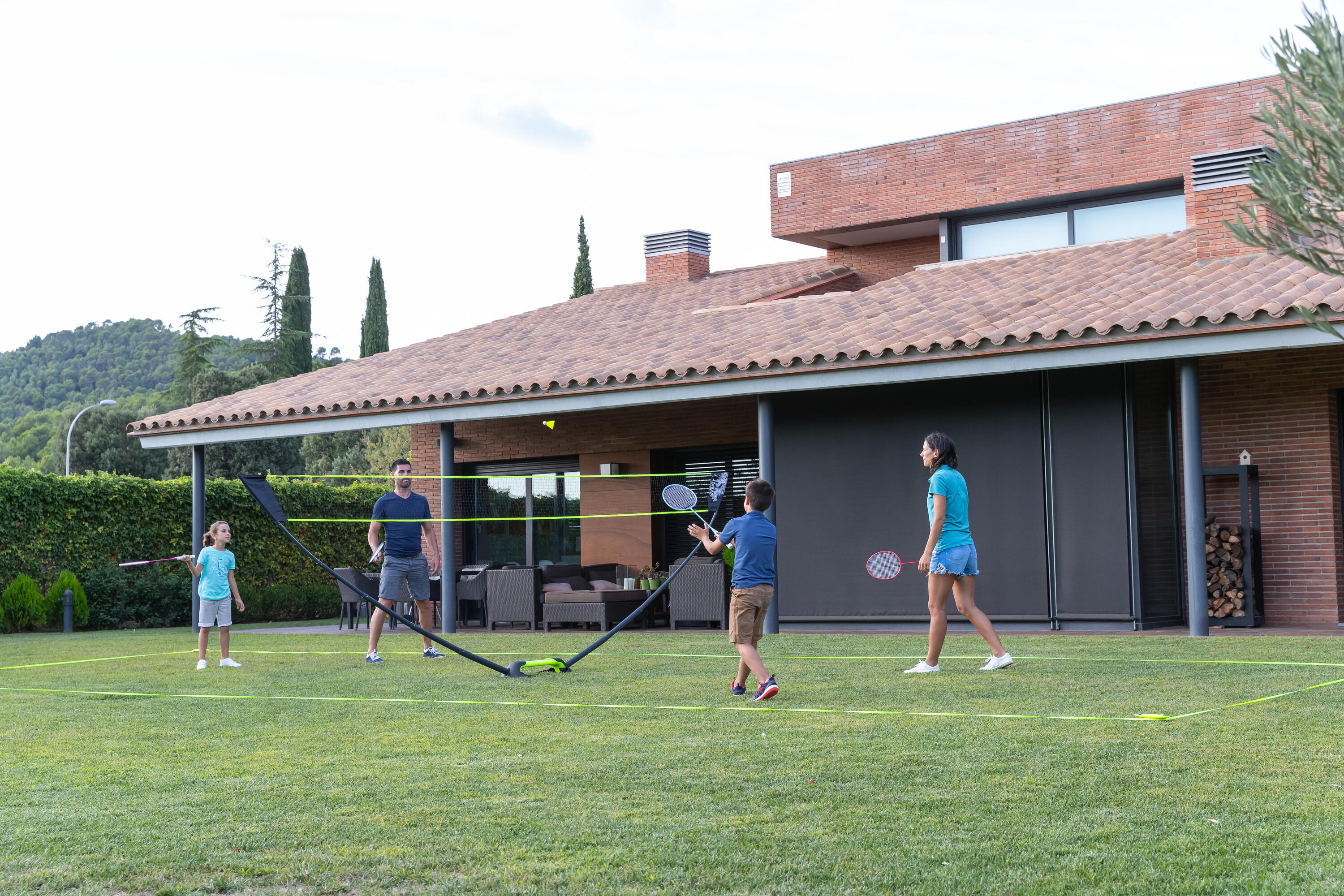 Filet de badminton Filet simple 5 m (16'5") 17/20