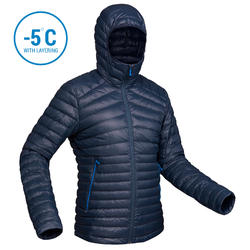 Men's Mountain Trekking Down Jacket Trek 100 - navy