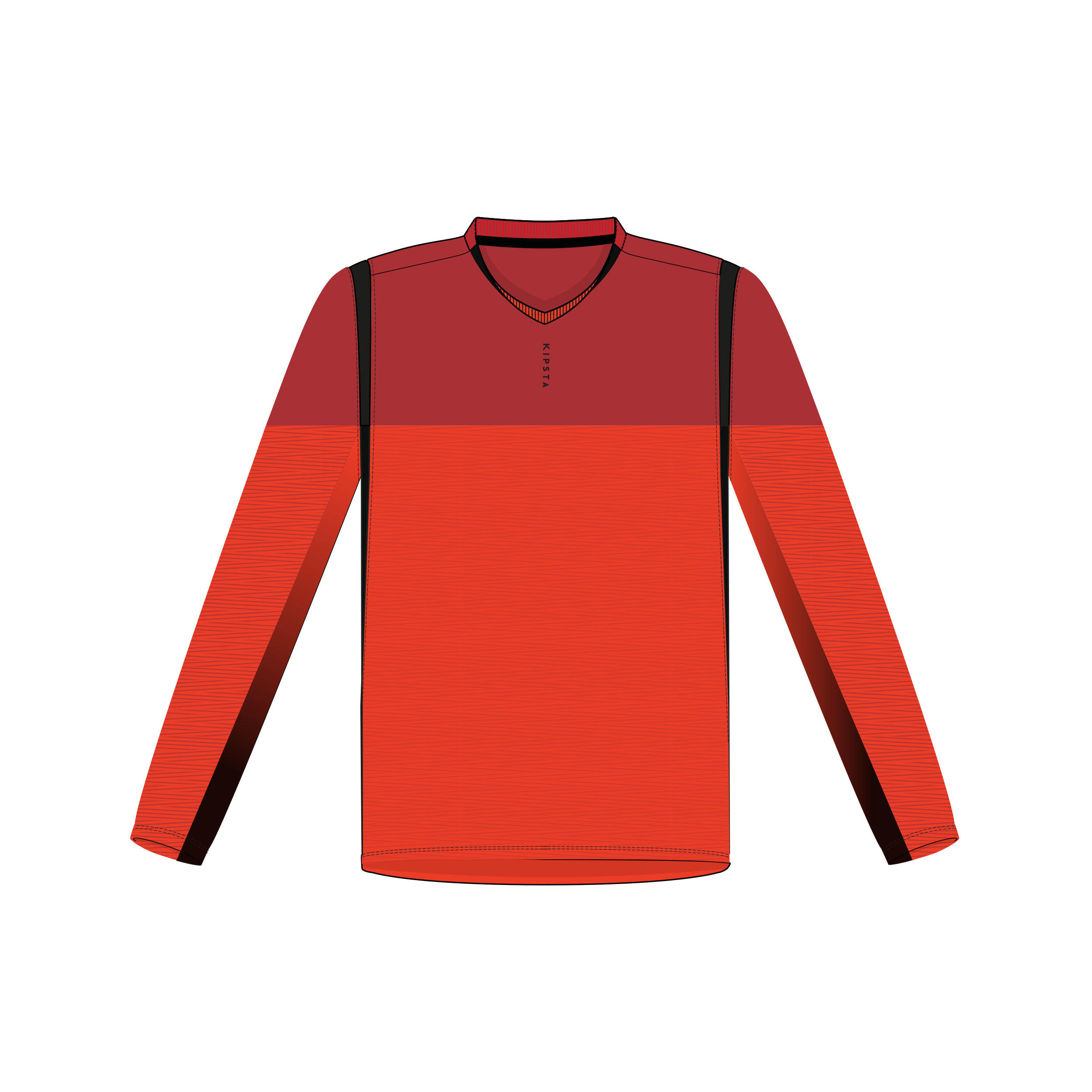 Bluză portar Fotbal F900 Roșu Adulți