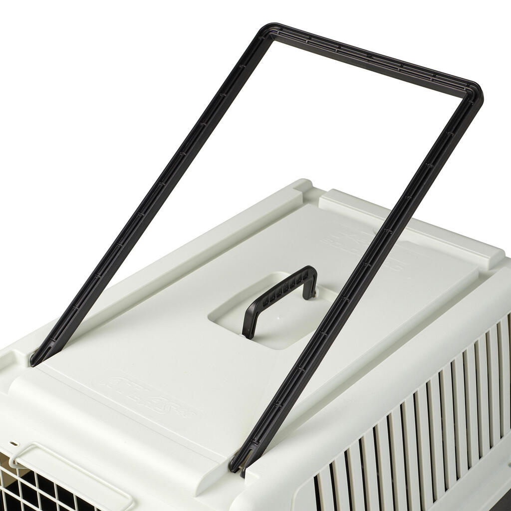Feste Hundetransportbox für einen Hund Größe L 81 × 55,5 × 58 cm – IATA-Norm
