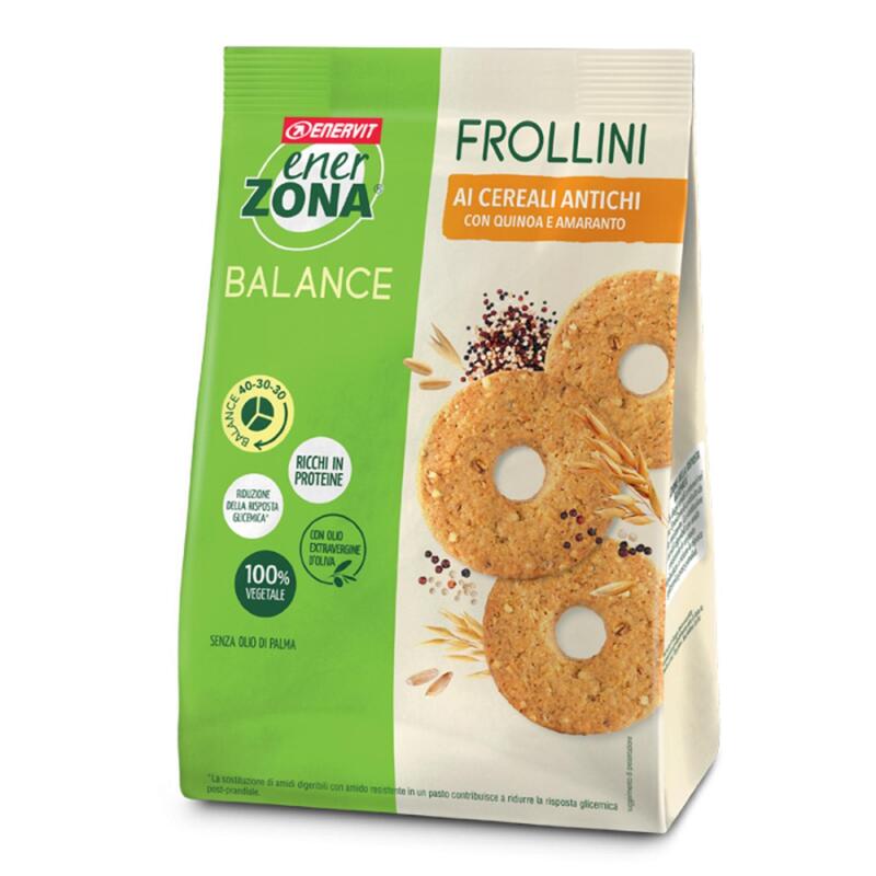 Frollini proteici biscotti vegetali Enervit Enerzona Cereali Antichi 250g