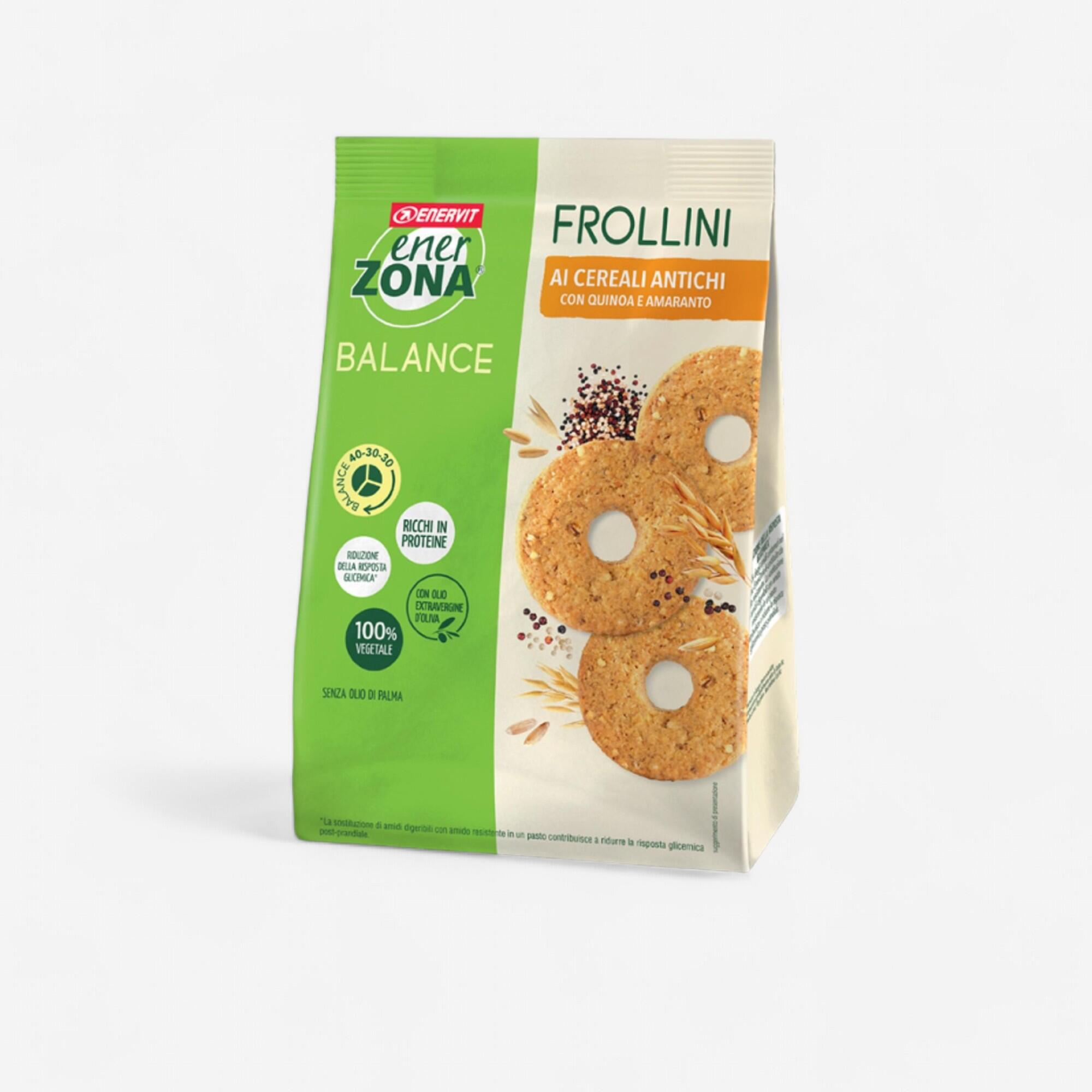 Decathlon | Frollini proteici biscotti vegetali Enervit Enerzona Cereali Antichi 250g |  Enervit