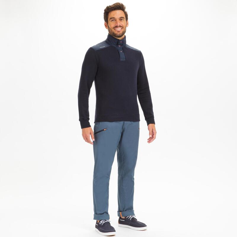 Maglione vela uomo SAILING 100 blu