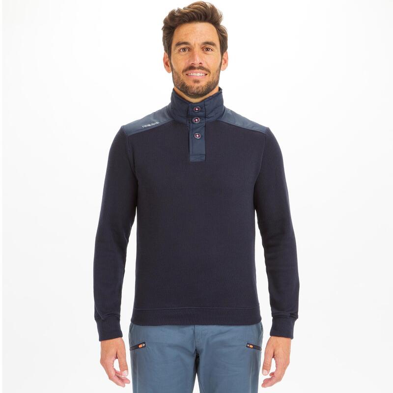 Maglione vela uomo SAILING 100 blu