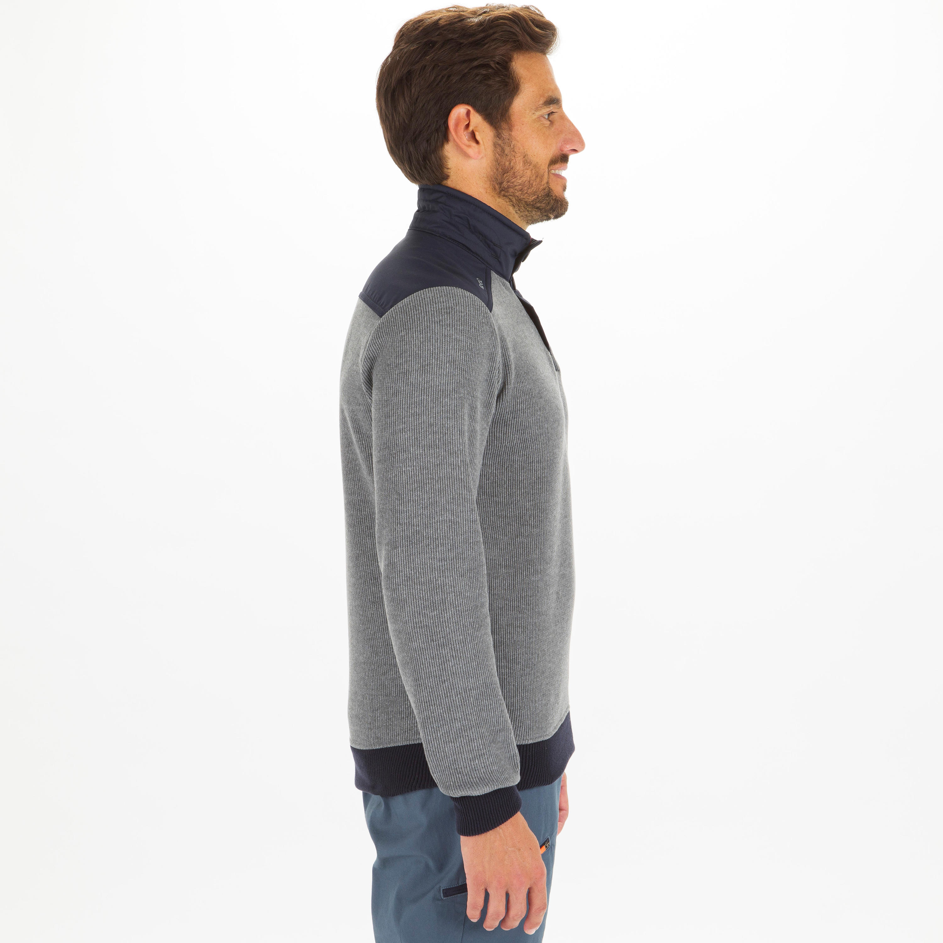 Men's Sailing Pullover Sailing 100 - Grey 4/7
