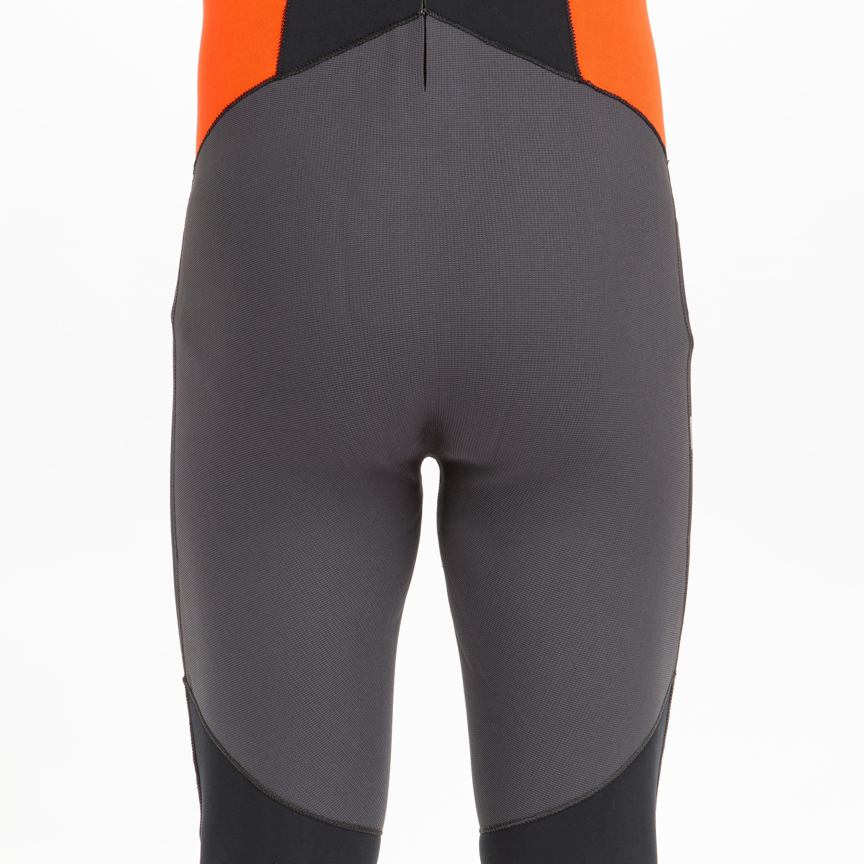 Combinaison néoprène 3/2mm cousu/collée voile homme Dinghy 500 noir/orange - TRIBORD