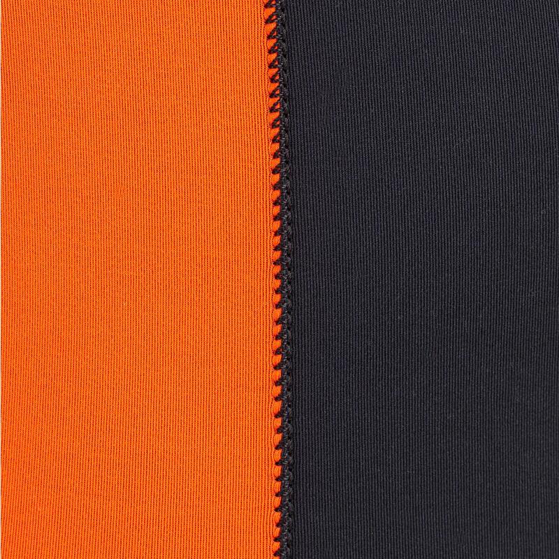 Férfi overall vitorlázáshoz 500-as, 3/2 mm-es neoprén, fekete, narancssárga