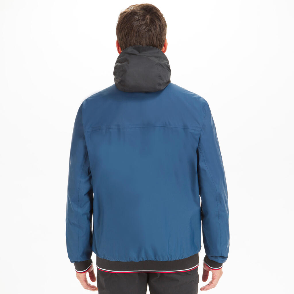 Men's waterproof and windproof sailing anorak 100 - navy blue