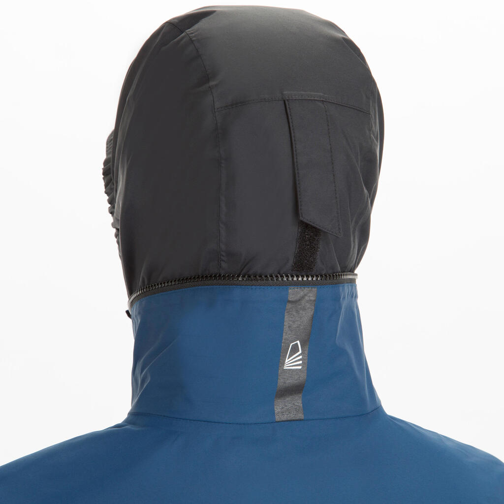 Men's waterproof and windproof sailing anorak 100 - navy blue